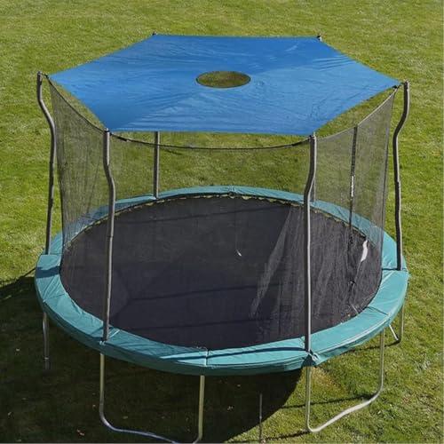 Pare-soleil pour trampoline avec auvent d'extérieur multifonction résistant - 3