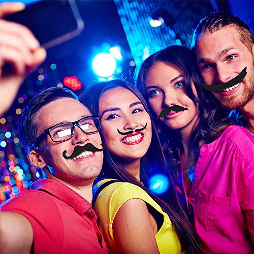 Baffi Finti, 48 Pezzi Falso Moustaches Adesivi