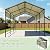 Devoko 10x15 FT Metal Carport, Heavy Duty Car Canopy with Galvanized Steel Roof, Reinforced Base Frame, All-Weather Garage, Outdoor Shelter for Cars, Trucks, Boats, Tractors & RV (Black)