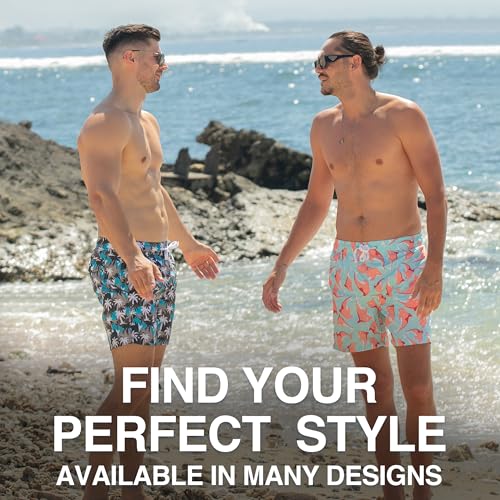 Image of Kanu Surf Men's Big Viper Extended Size Stripe Swim Trunk