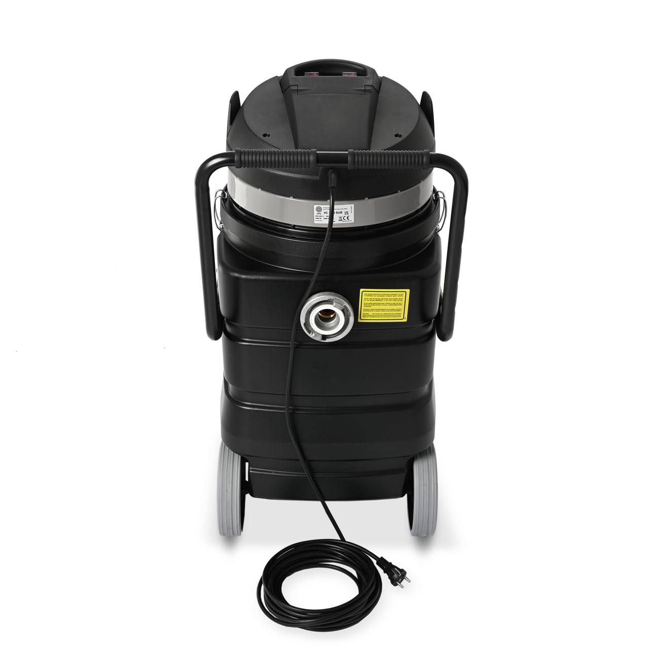 Steinbock Pumpsauger | 2.400 Watt | 90 l Kunststoffbehälter | Nasssauger mit integrierter Tauchpumpe für effizientes Abpumpen | Wasserdurchfluss-Ventil | Durchgehende Flüssigkeitsaufnahme und -abfuhr