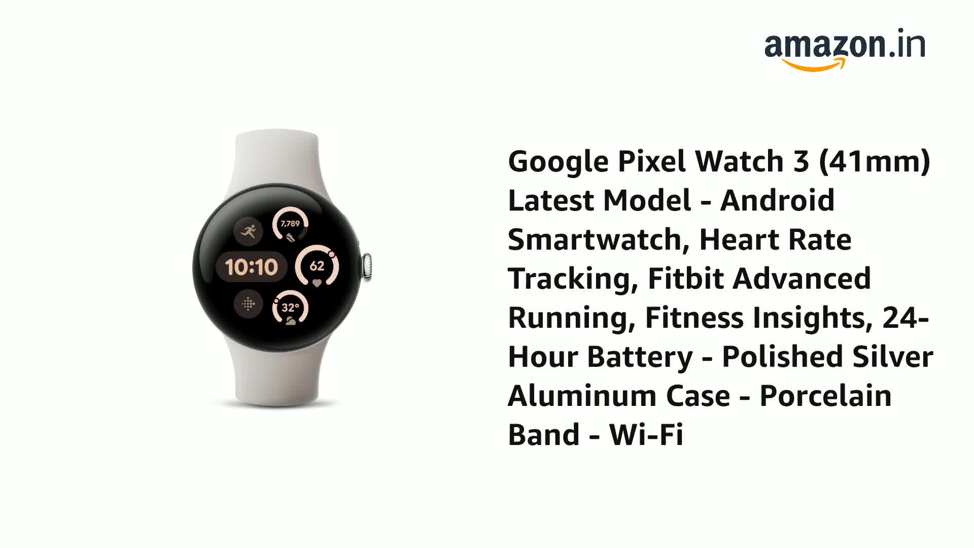 Google Pixel Watch 3 (41mm) Latest Model - Android Google Pixel Watch 3 (41mm) Latest Model - Android