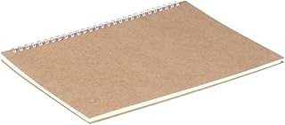 VILLFUL 2 Pçs De Cadernos Kraft Caderno Em Branco Caderno Espiral Caderno Espiral Kraft Caderno Linha Caderno De Papel Kraft Grade Caderno Caderno Espiral Caderno Espiral Cadernos Caderno