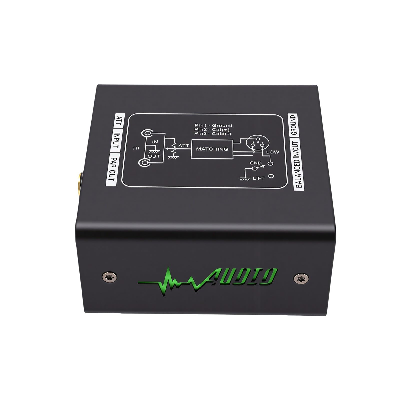 Cocoarm Hum Eliminator Box, 3-Level Gain Ground Noise Isolator High