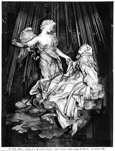 Toile Bernini La Sainte Thérèse poster d'art mystique pour une atmosphère inspirante