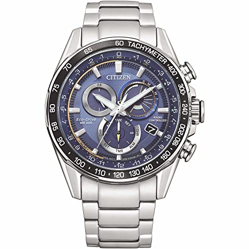 Citizen Reloj Radiocontrol CB5914-89L Crono Acero, Bracelet