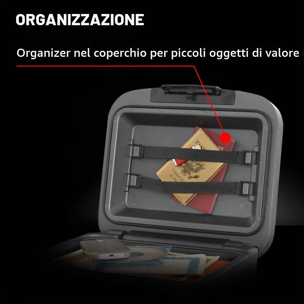 SentrySafe CHW30220 Cassaforte ignifuga, Grigio e Nero, 0.36 Cubic Feet