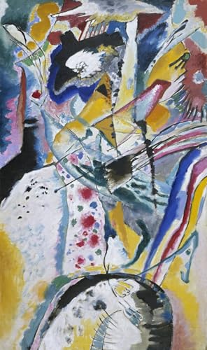 Lienzo Kandinsky Summer pintura mural con acabado retro de 60x90cm