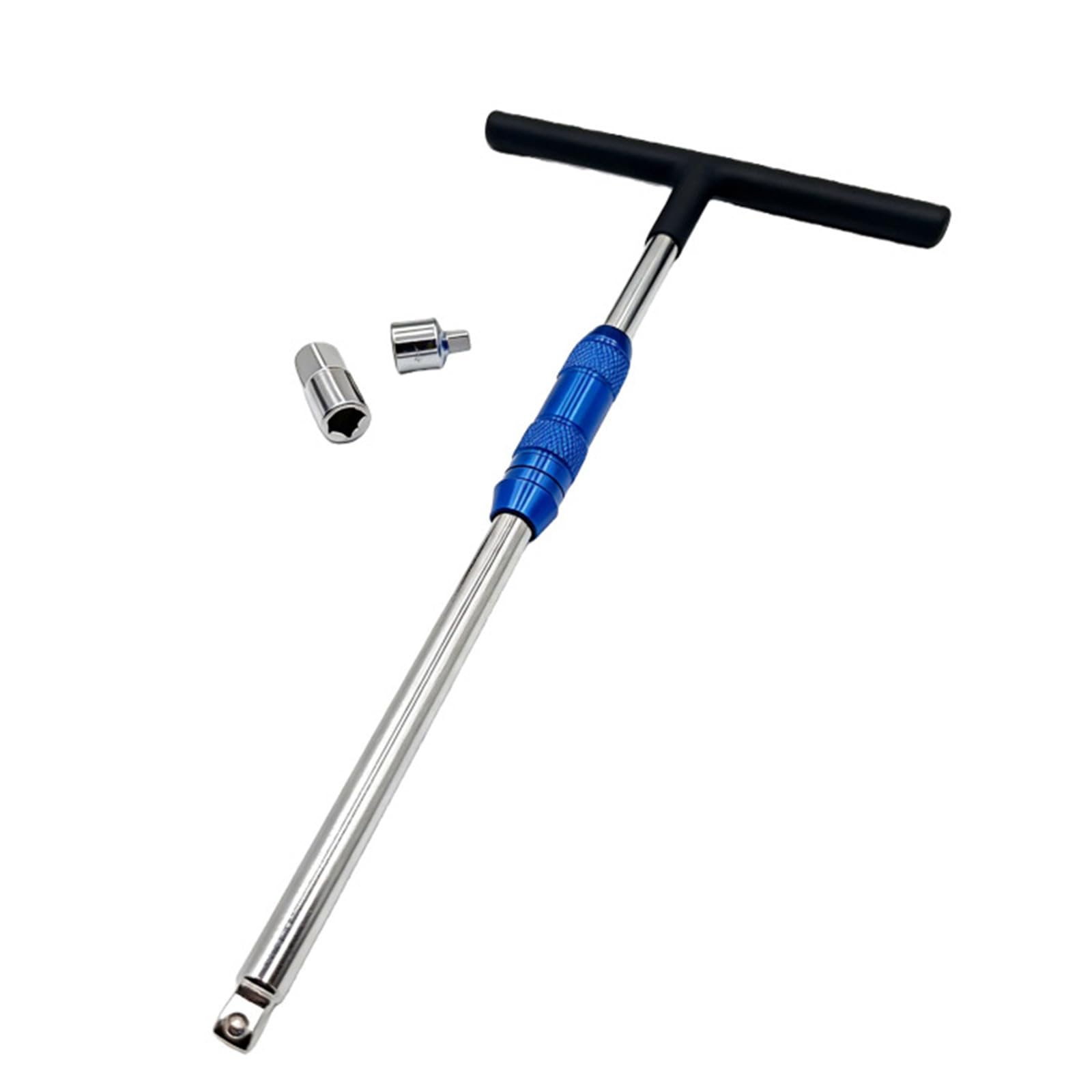 Kalttoy Compact Long Reach T-Handle Spanner With Adapter For Tight Area Access T-Handle Wrench Set