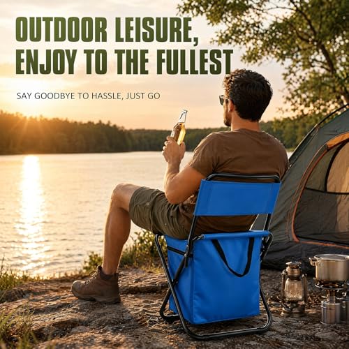 Chaise pliante pour camping extérieur compacte avec sac de transport - 6