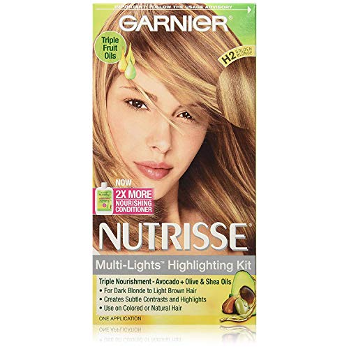 Garnier Nutrisse Haircolor - Multi-Lights H2 Golden Blonde 1 Each (Pack of 2) Garnier Nutrisse Haircolor - Multi-Lights H2 Golden Blonde 1 Each (Pack of 2)