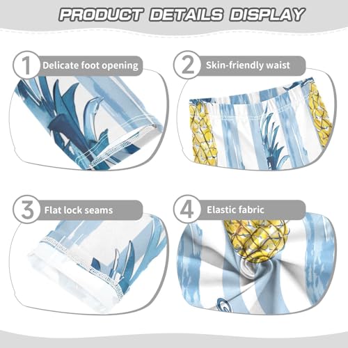 Toddler Girls Leggings Printed Yoga Pants Leggings Anchor in Pineapple for Kids3