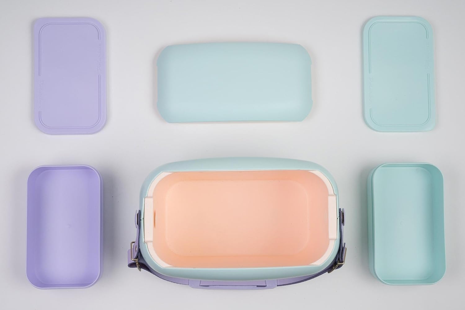 Glacière Lunchbox 6L Bleue Pop détails Jaune POLARBOX