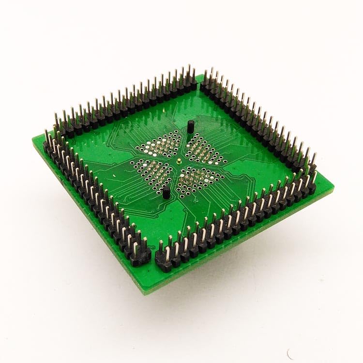 Wiring Connecting Terminals - IC550-0484-004-G Programming Socket QFN48 MLF48 IC Test Adapter Pitch 0.5mm Clamshell Chip Size 7 * 7 Flash Adapter Burn in Socket