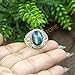 Blue Fire Labradorite Gemstone Ring 925 Sterling Silver Design Ring Handmade Boho Statement Rings Labradorite Jewelry Wedding Gift Jewelry For Women (12)