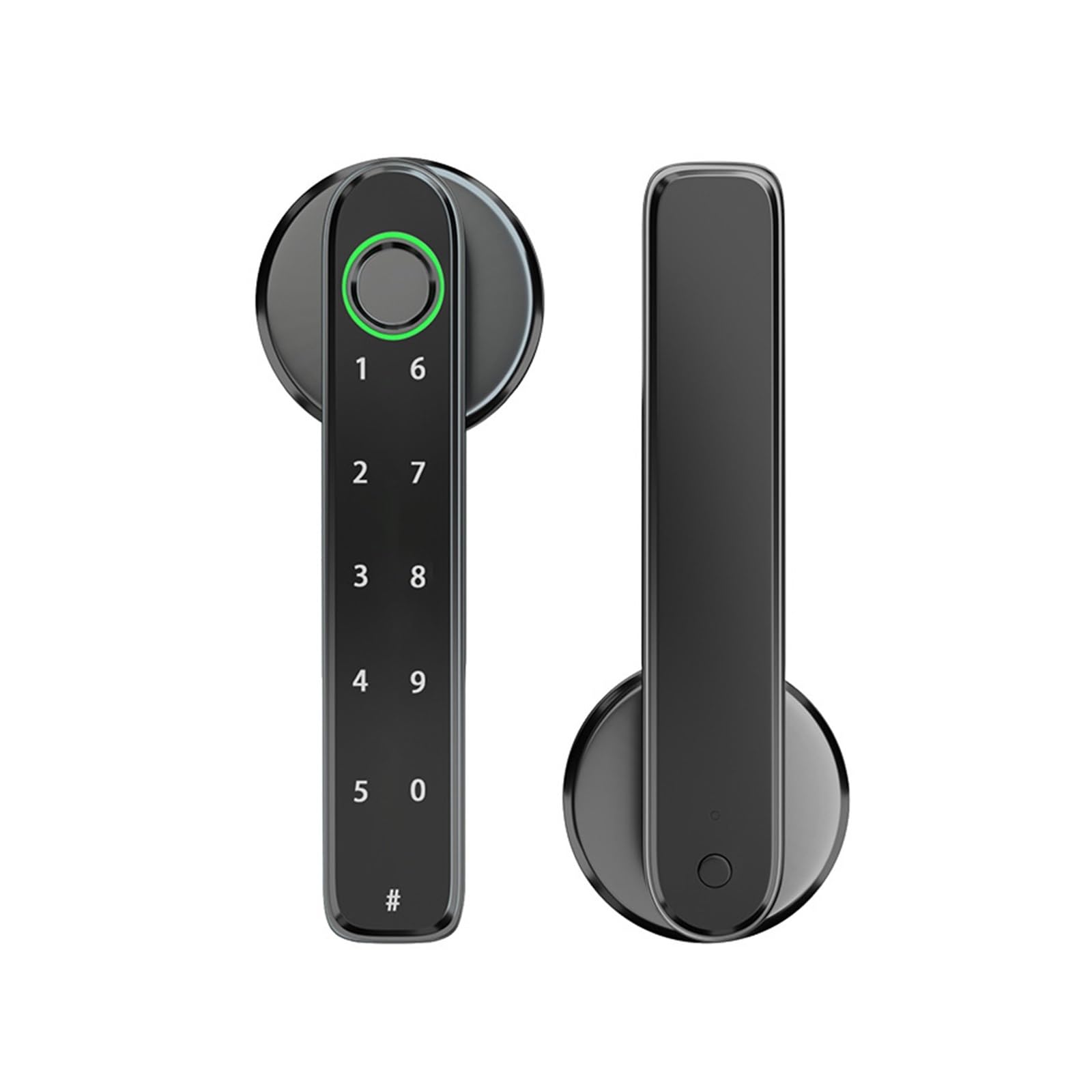 JVDDI Smart Door Handle, Bluetooth Biometric Electronic Lock Smart Fingerprint Unlock Intelligent Door Handle Home Security