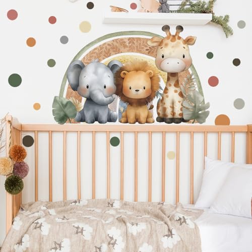 Vinilos decorativos Achang animales safari para niños miniatura 5