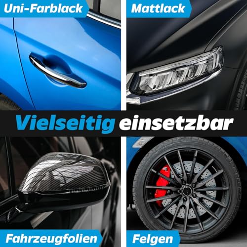 Prinox Profi Keramikversiegelung Auto Set 550 ml inkl. Mikrofasertuch - Keramik Versiegelung für perfekten Glanz mit Versiegelungs-Effekt - Premium Lackversiegelung, Flüssigglas für alle Lacke