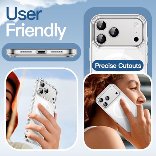 Image of JETech Magnetic Cover Case for iPhone New Pro Max, Clear