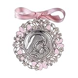 Medalla de cuna ó cochecito de Virgen con niño disponible 