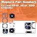 Mtanlo For Husqvarna 113LD, 123C, 123L, 322L 323L, 325L, 326L For Chainsaw part, Carburetor Repair Rebuild Kit, For Zama RB-69, RB 69, RB69, 531004553