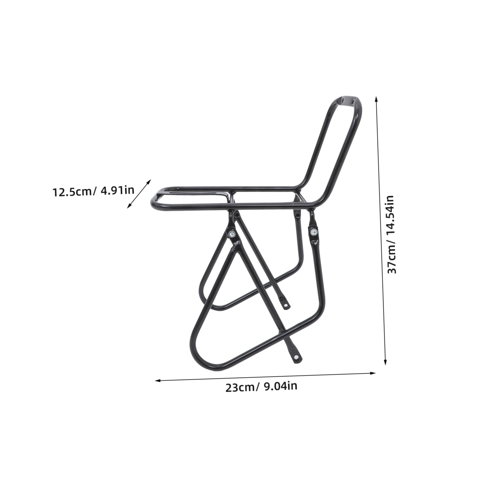 Toddmomy Bicycle Front Rack Heavy Duty Carrier for Mountain Bikes Disc Brake Compatible Versatile Fit for Touring and Luggage Durable Design for Long Rides
