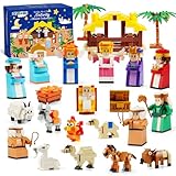 MYDOVA 24 giorni di Natale conto alla rovescia calendario, I blocchi di Gesù, Calendario dell