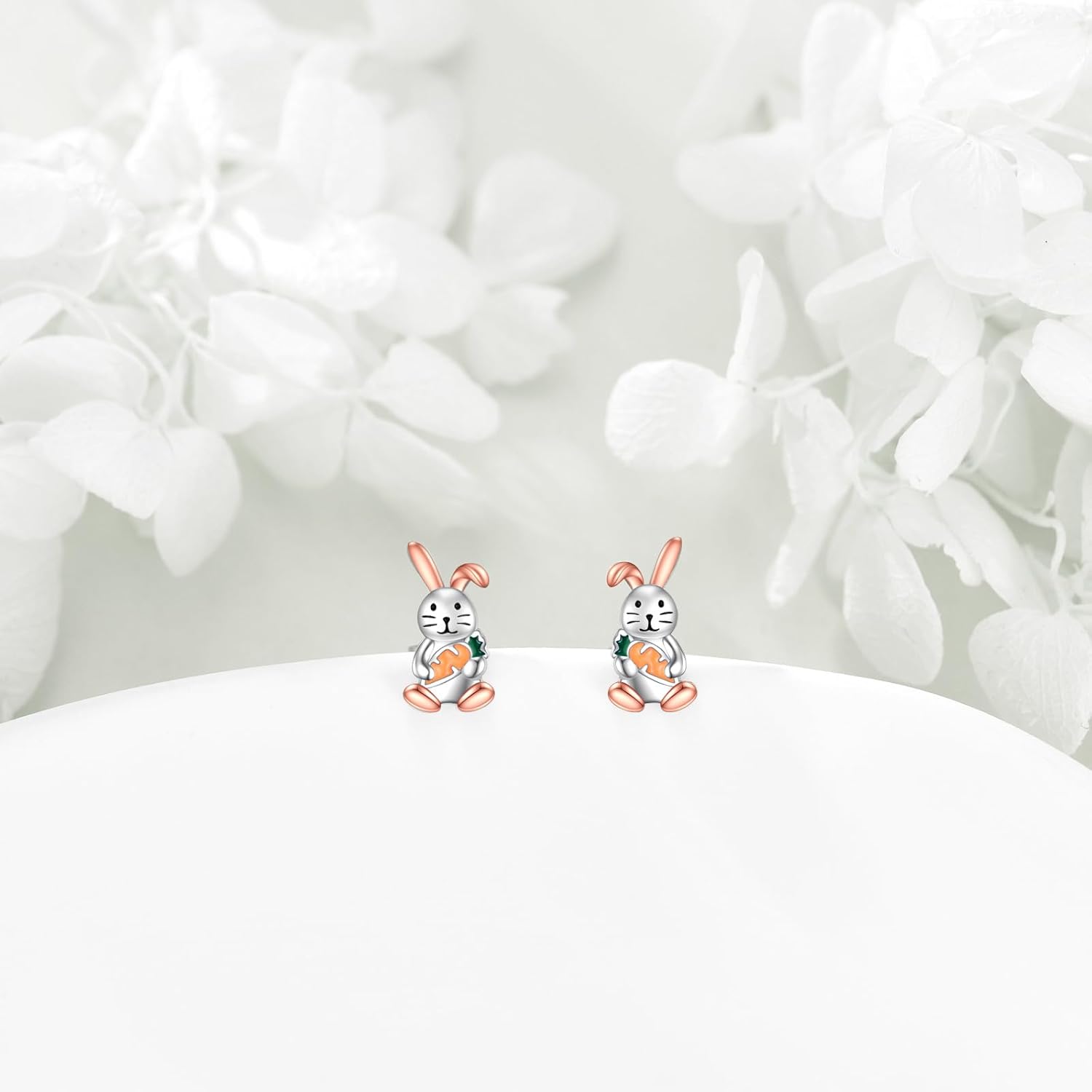 VONALA Lotus Stud Earrings 925 Sterling Silver Abalone Lotus Flower Small Dainty Stud Earrings for Women Lotus Jewelry for Women Lovers
