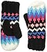 Isotoner Women's Chunky Cable Knit Sherpasoft Mittens