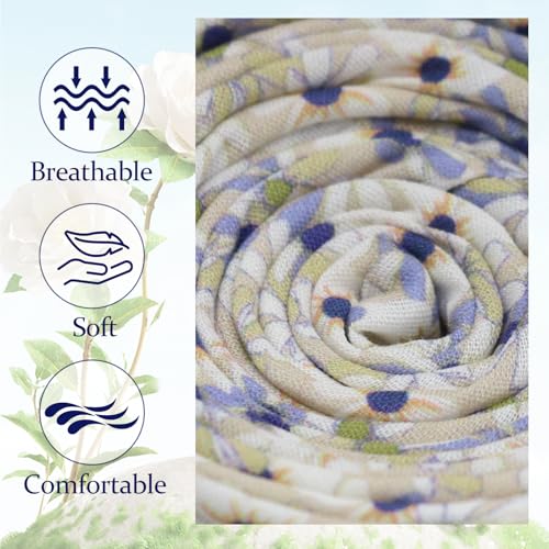 Image of Floral Ties Skinny Tie for Men, Cotton Mens Neckties for Weddings | 2.56'', floral, slim, soft and comfortable, men's neckties for casual, business, party, daily, dating