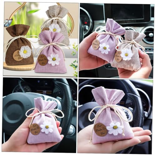 4 bolsas colgantes aromáticas OUNONA con fragancia limón miniatura 6