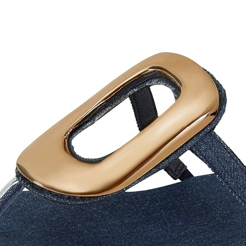 Image of Wnshonzy Flip-Flops for Women Thong Sandals Flat Slip on Slides Beach Comfort Open Square Toe Ladies Slipper Dressy Metal Hardware Decoration Summer Shoes Casual Fashion