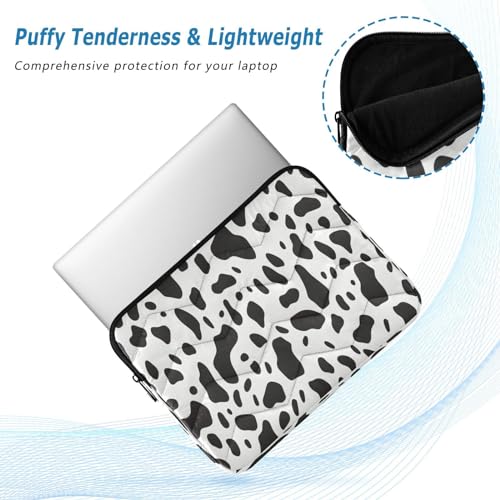 Funda para portátil 13-14 pulgadas con patrón de manchas de vaca miniatura 5