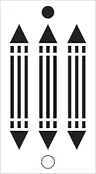 Placa Radiestesia Radiônica 15x27 cm - LUXOR