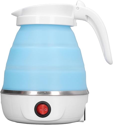 Miniatura 2 de Hervidor eléctrico plegable, enchufe de EE. UU., 110 V, 400 W, hervidor de agua caliente plegable con cable de alimentación desmontable para
