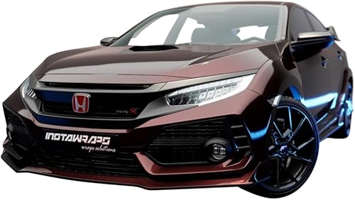 3M - Rollo de envoltura de coche 2080 rosa negra brillante GP99 (muestra de 3 x 5 pulgadas) Envoltura de vinilo automotriz para automóviles -