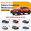 220lbs Roof Rack Cross Bars Compatible with Subaru Crosstrek Wilderness 2024 2025(NOT for Other Crosstrek Model), Adjustable Aluminum Heavy Duty Lockable Crossbars for Rooftop Cargo Luggage