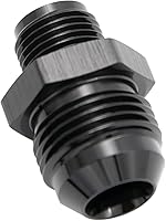 Vista 22 de Aluminio -8AN macho Flare a 1/2 x 20 rosca macho invertido adaptador de asiento accesorios negro