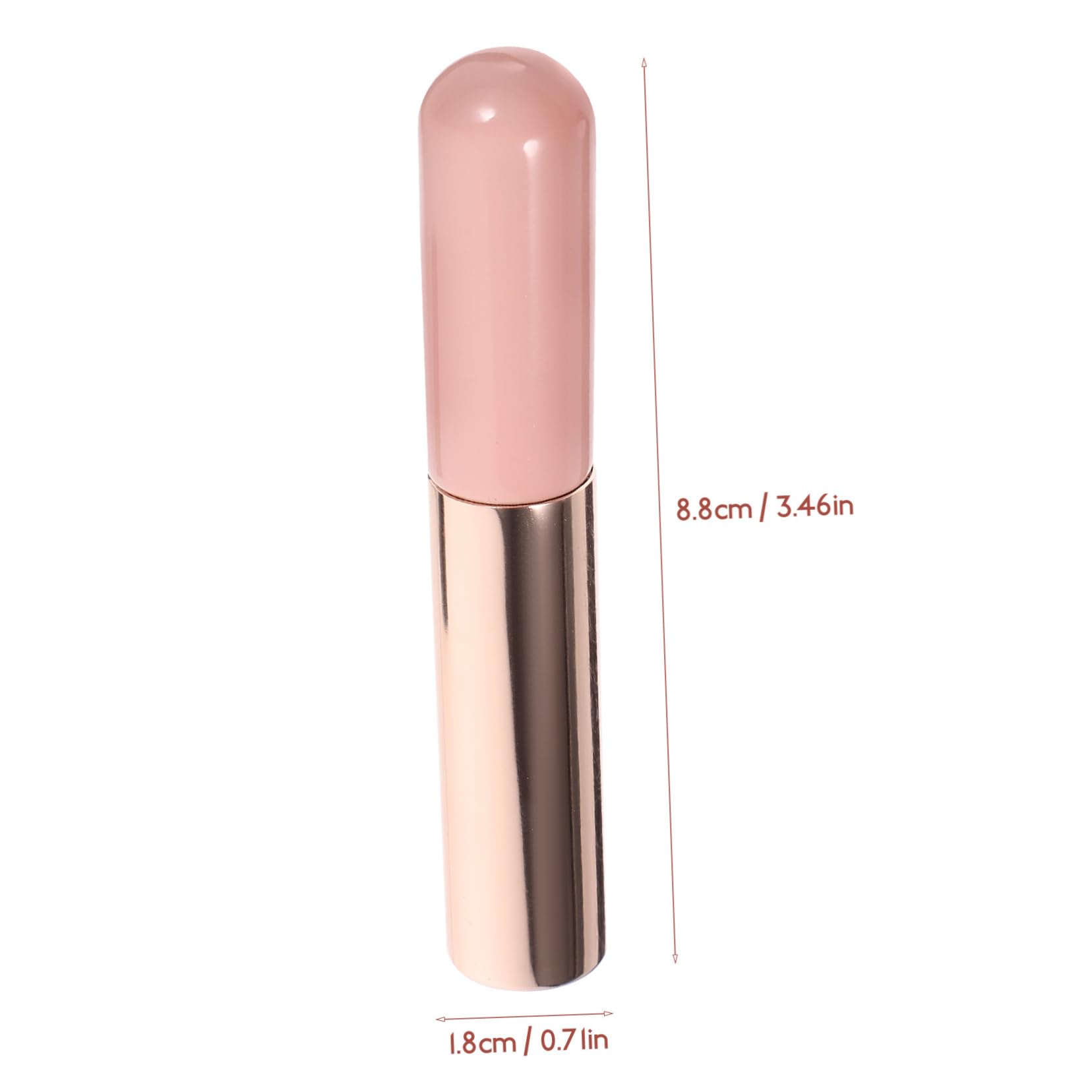 Healeved 2-in-1 Silicone Lip Brush for Concealer Lipstick Gentle Application Portable Clean for Lip Makeup Needs