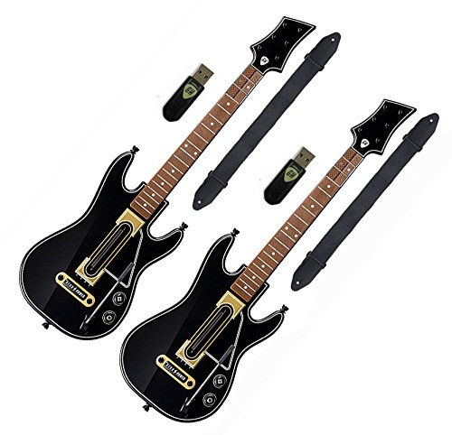 Twin Pack - Guitar Hero Live Guitar Controller with Strap and USB Dongle (Brand new but no outer box) (PS4)