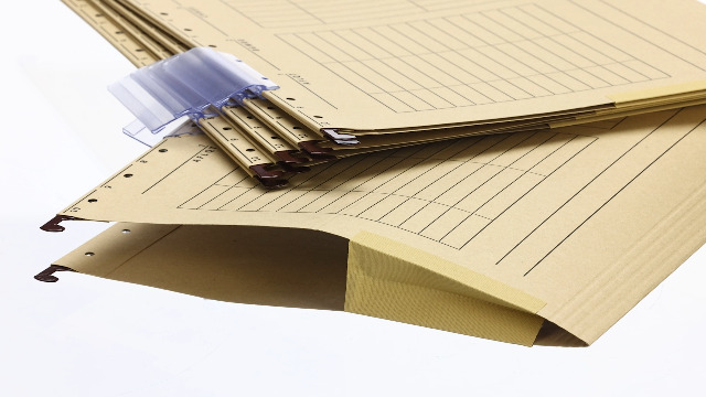 Falken Hanging File UniReg Made Of Recycled Cardboard 5er Pack Red
