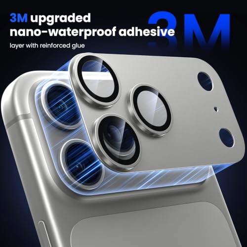 Image of WSKEN for 18 Pro Max Camera Lens Protector for iPhone - Military Grade
