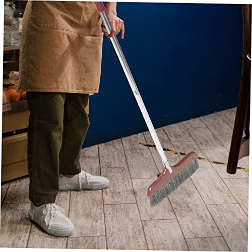minkissy Zimmerbesen Mit Langem Griff Abnehmbarer Besenstiel Weicher Besen Zum Reinigen Für Hartholzböden Und Innenbereiche Faltbarer Hausbesen Für Camping Und Hausgebrauch – Bild 3