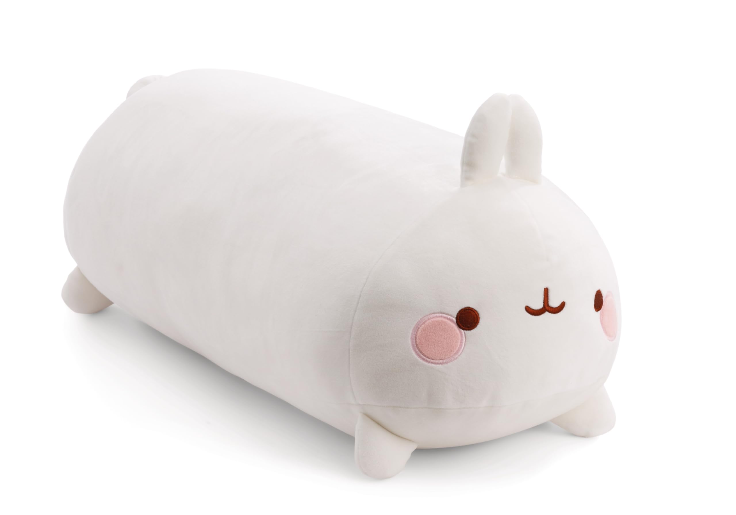 NICI Molang Kuschelfreund 24x23x56cm - Niedliches Stofftier zum Kuscheln und Spielen, Molang Plüschtier für Schmusetierliebhaber - 61171, Weiß