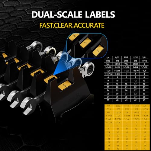 WAENLIR 48PCS Magnetic Modular Wrench Set