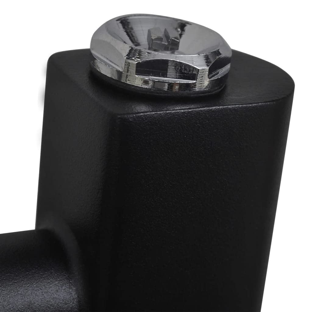 Radiador toallero de baño Curvo Negro 500 x 1160 mm Negro,141915
