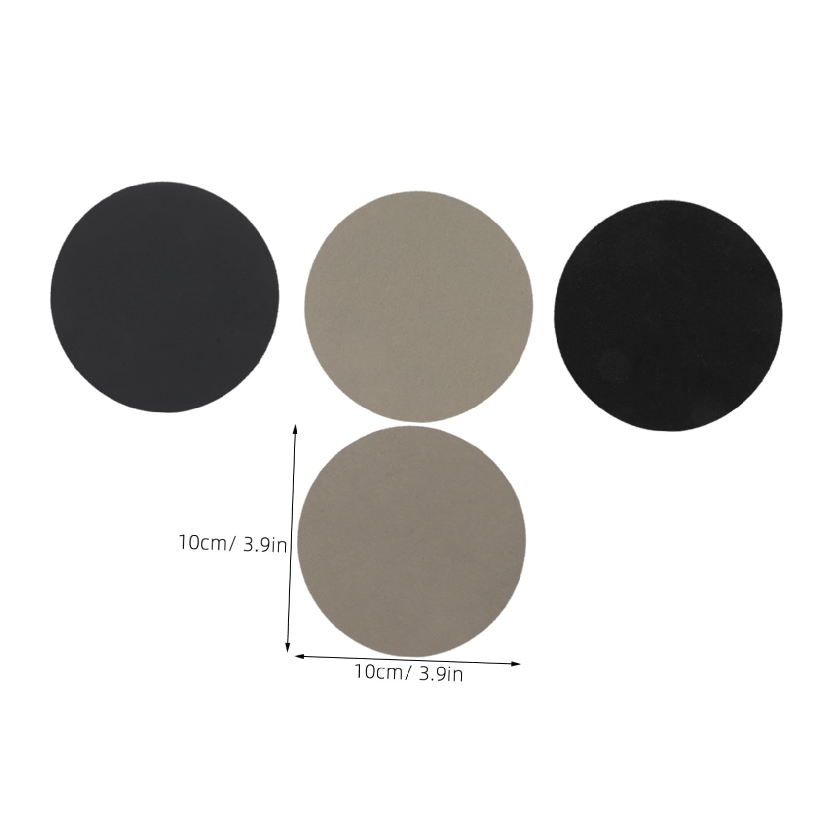 Housoutil 30pcs Round Sanding Pads Fine Grit Sandpaper Sheets Dry/Wet Sanding Flocking Backing Sandpaper Sandpaper for Woodworking