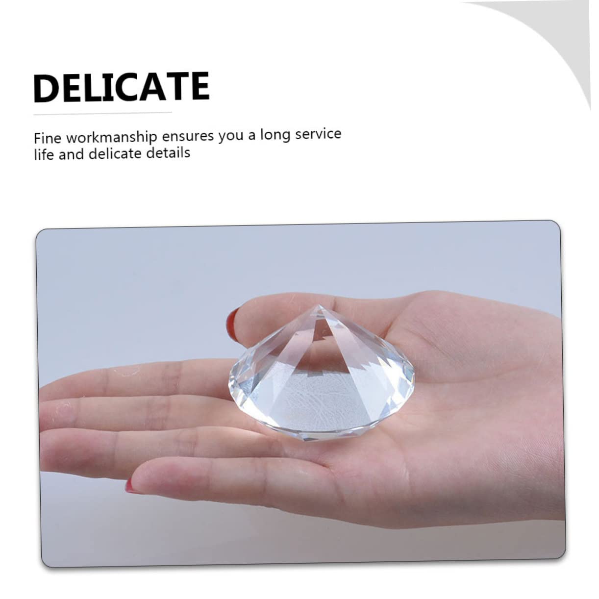Kisangel Adorno de Diamante Falso de Cristal 4 Piezas para Manicura