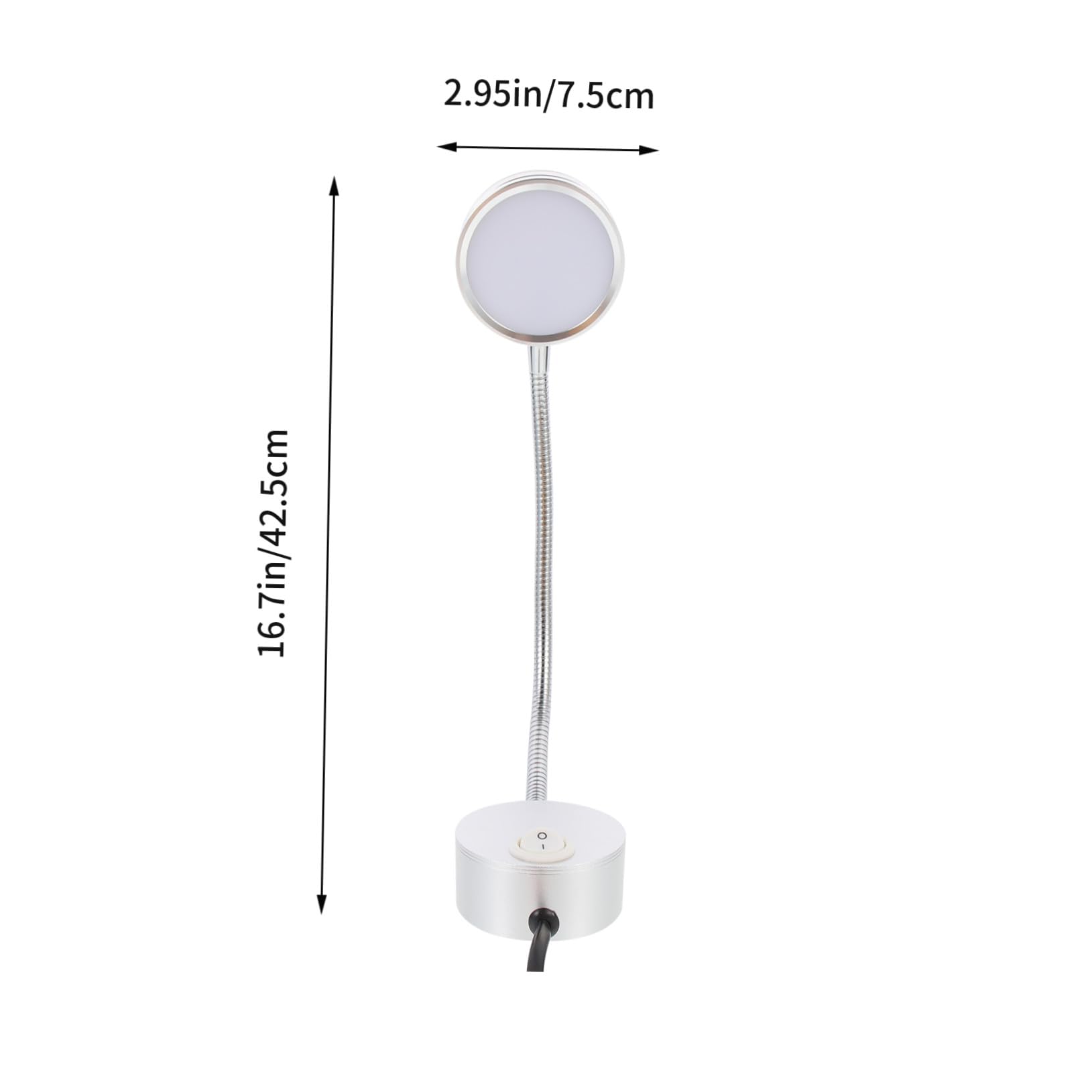 Lámpara Lectura Led De Pared Con Cuello Flexible Luz Cabecero Dormitorio Para Estudiantes Montura Fácil Enchufe Eu Iluminación Acogedora Para Habitación