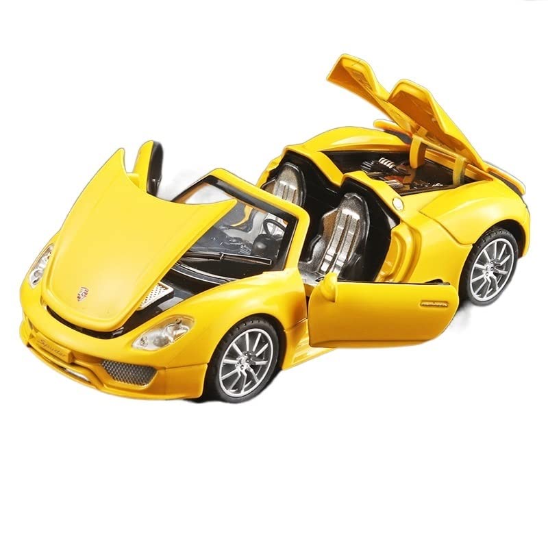 ミニカー Porsche964speedster 1/18 yellow WOW Porsche 911 964 Speedster 1990 Yellow 1/18 GT Spirit